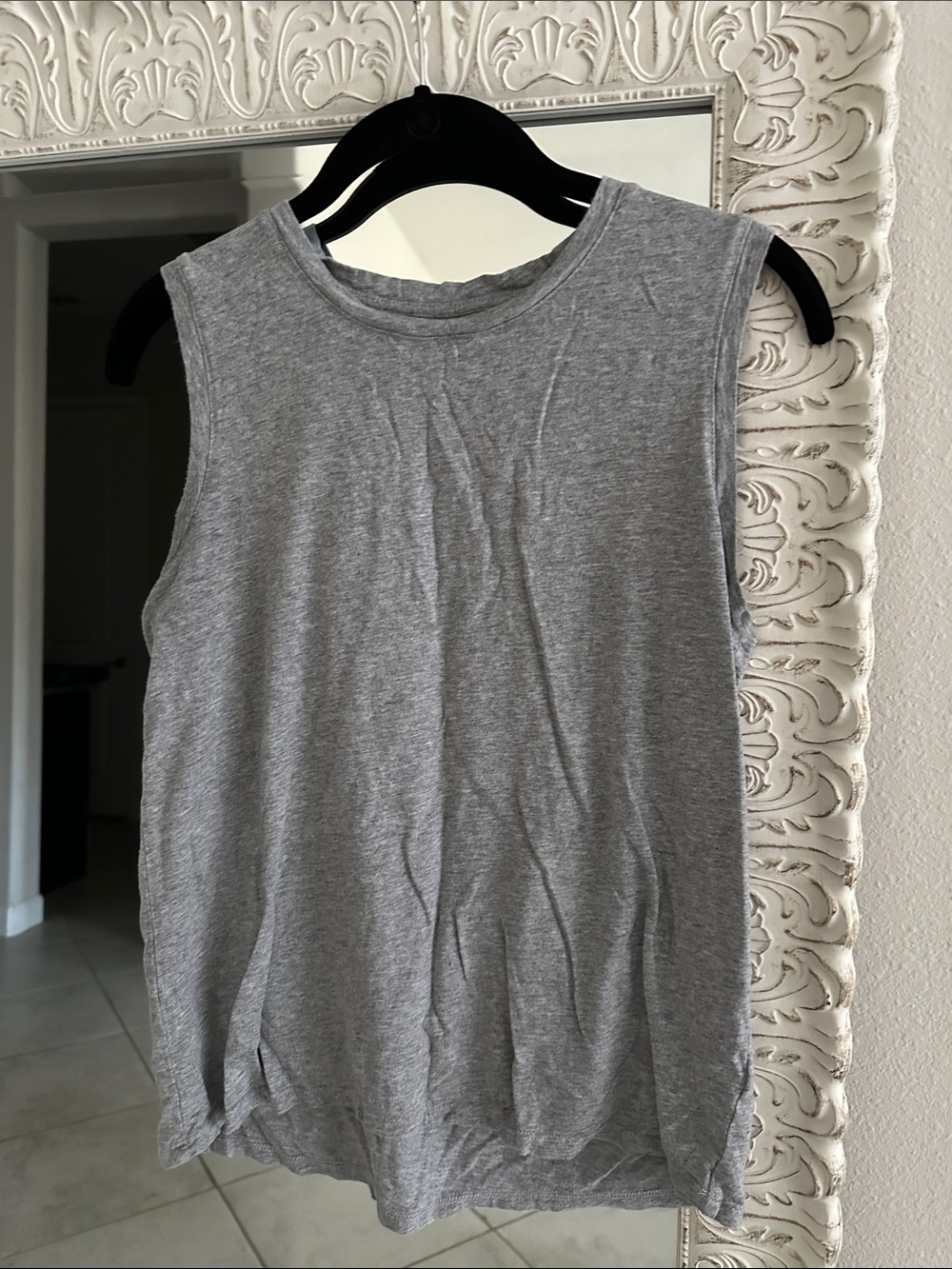 Quince Gray Sleeveless Tank Top